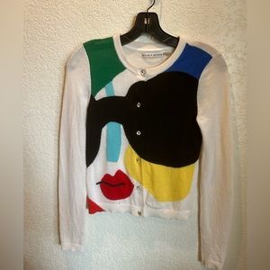 Alice Olivia jewel button cardigan. Size XS